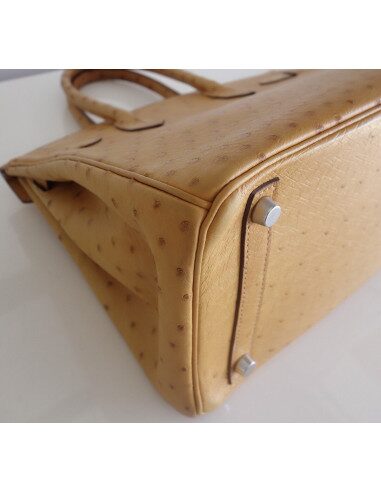 Sac Hermes Birkin 30 autruche