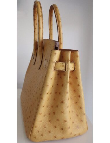 Sac Hermes Birkin 30 autruche