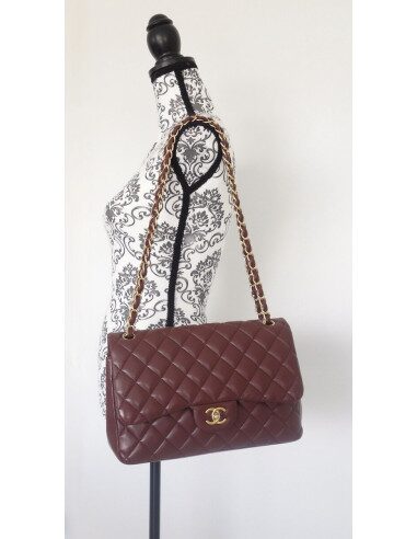 Sac Chanel Classique Gm bordeaux
