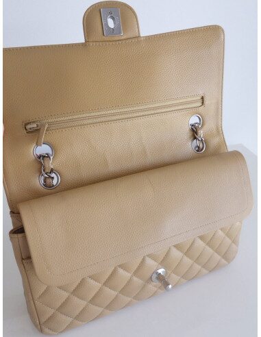 Sac Chanel Classique beige médium