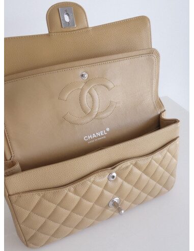 Sac Chanel Classique beige médium