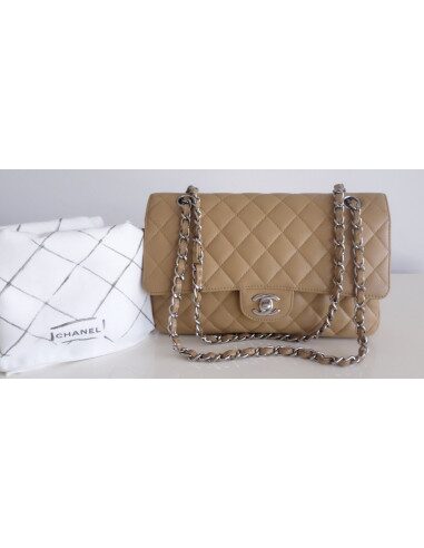Sac Chanel Classique beige médium