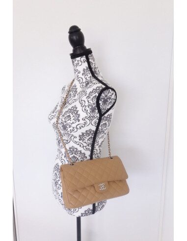 Sac Chanel Classique beige médium