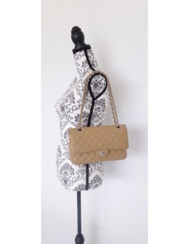 Sac Chanel Classique beige médium