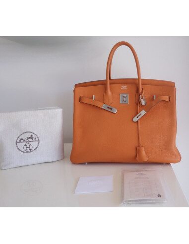 Sac Hermes Birkin 35 orange