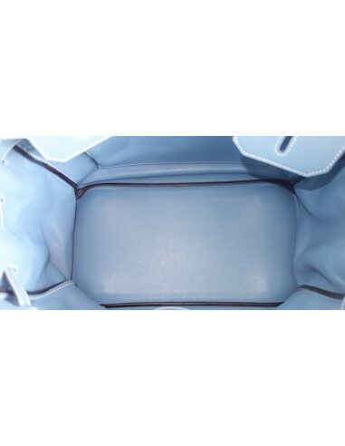 Sac Hermes Birkin 35 Swift bleu