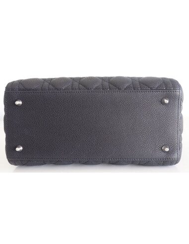 Sac Lady Dior médium veau noir
