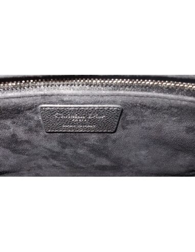 Sac Lady Dior médium veau noir