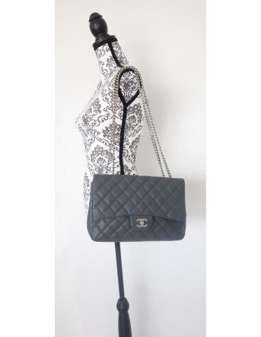 Sac Chanel Classique Gm gris