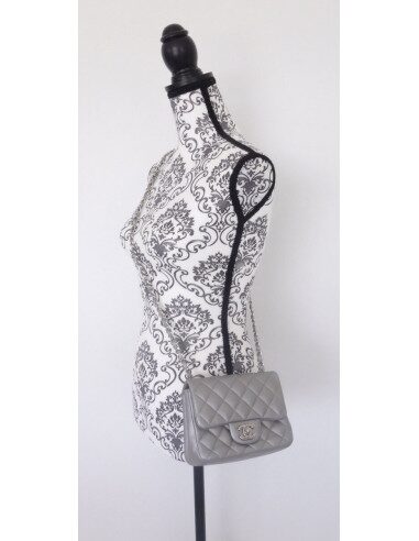 Sac Chanel Classique Pm gris