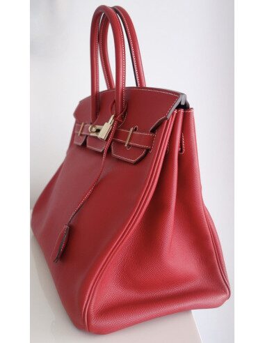 Sac Hermes Birkin 35 bicolore