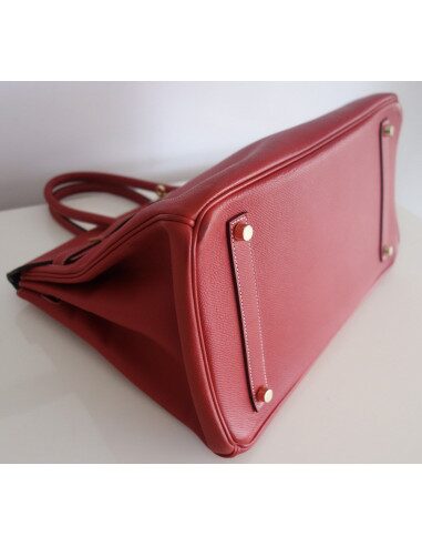 Sac Hermes Birkin 35 bicolore