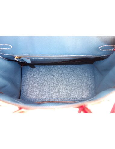 Sac Hermes Birkin 35 bicolore