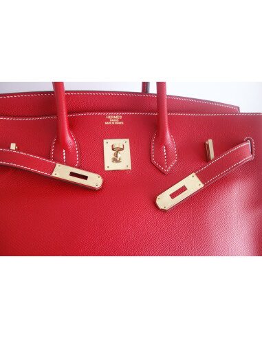Sac Hermes Birkin 35 bicolore