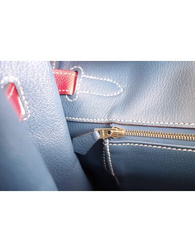 Sac Hermes Birkin 35 bicolore