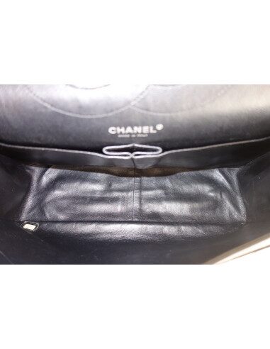 Sac Chanel 2.55 cuir verni noir