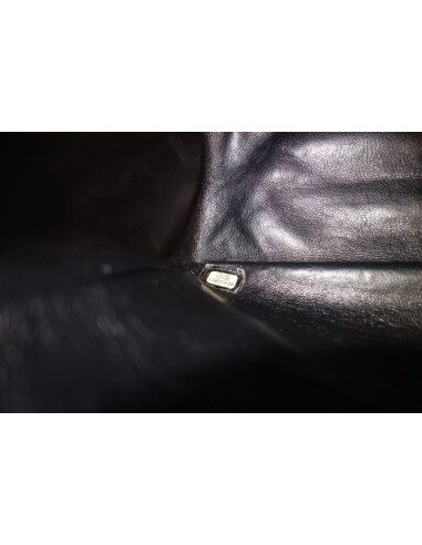 Sac Chanel 2.55 cuir verni noir