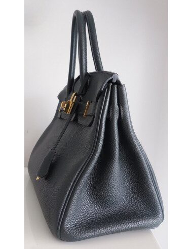 Sac Hermes Birkin 30 vert anglais