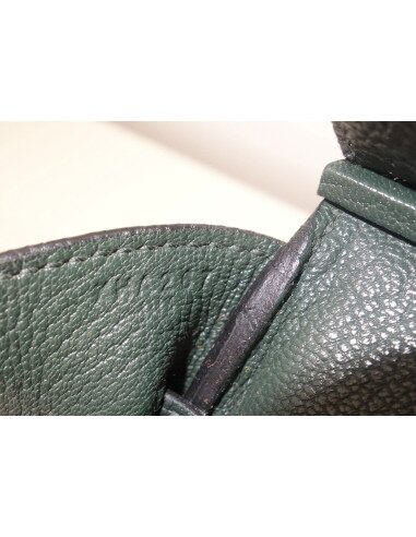 Sac Hermes Birkin 30 vert anglais