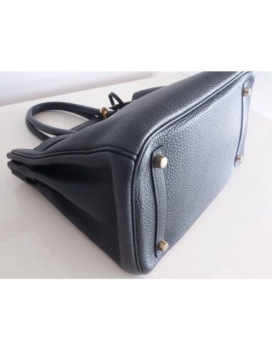 Sac Hermes Birkin 30 vert anglais