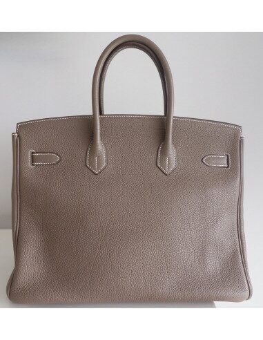 Sac Hermes Birkin 35 étoupe