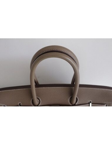 Sac Hermes Birkin 35 étoupe