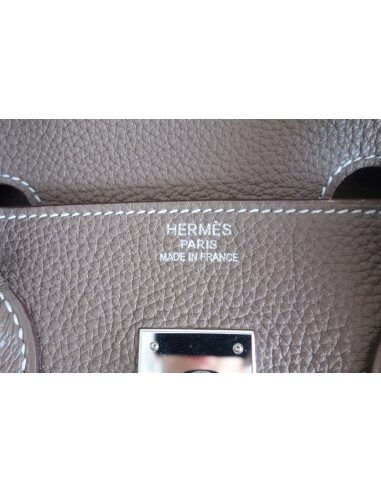 Sac Hermes Birkin 35 étoupe