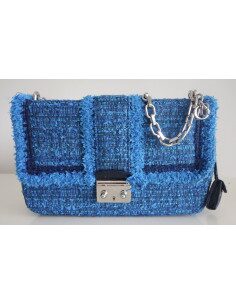 Sac miss Dior tweed bleu