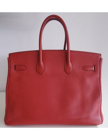 Sac Hermes Birkin 35 rouge