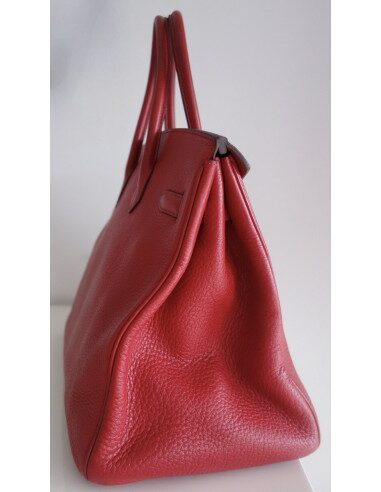 Sac Hermes Birkin 35 rouge