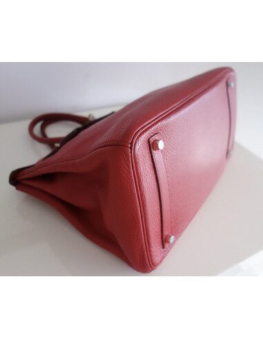 Sac Hermes Birkin 35 rouge