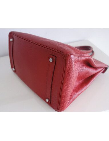 Sac Hermes Birkin 35 rouge