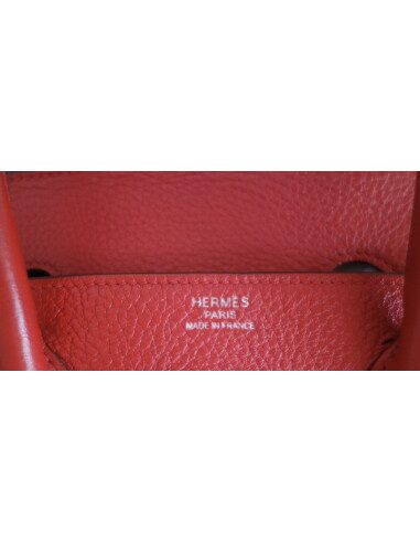 Sac Hermes Birkin 35 rouge