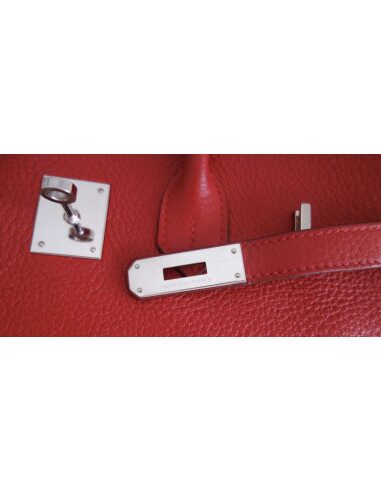 Sac Hermes Birkin 35 rouge