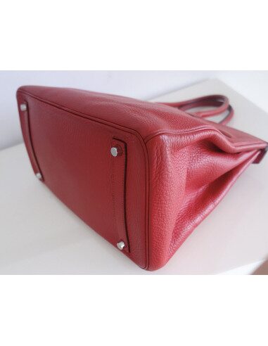 Sac Hermes Birkin 35 rouge