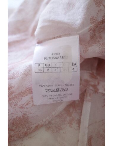 Blouse longue Toile de Jouy Dior