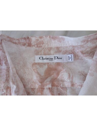 Blouse longue Toile de Jouy Dior