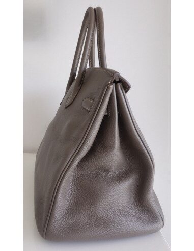 Sac Hermes Birkin 35 étain