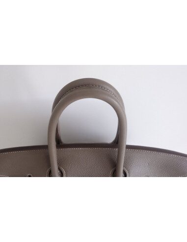 Sac Hermes Birkin 35 étain