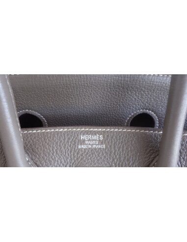 Sac Hermes Birkin 35 étain