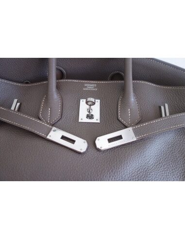 Sac Hermes Birkin 35 étain