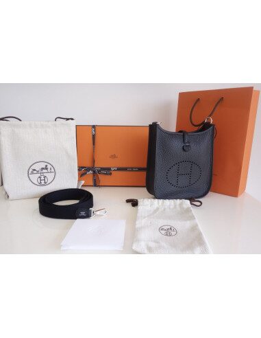 Sac Hermes Evelyne Amazone noir