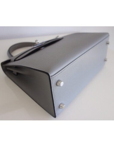 Sac Hermes Kelly 25 gris mouette