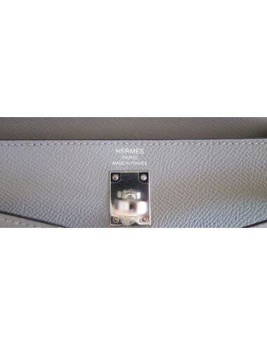 Sac Hermes Kelly 25 gris mouette