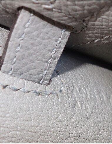 Sac Hermes Kelly 25 gris mouette