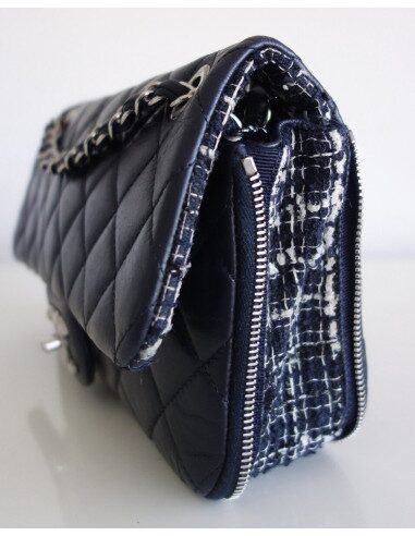 Sac Chanel Classique cuir et tweed