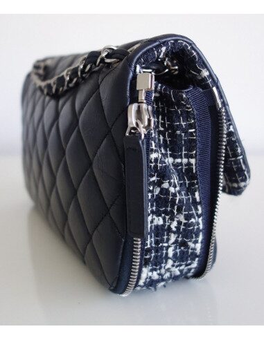 Sac Chanel Classique cuir et tweed