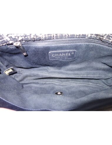 Sac Chanel Classique cuir et tweed