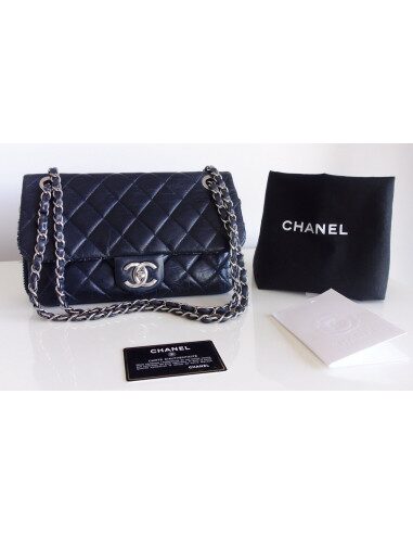 Sac Chanel Classique cuir et tweed