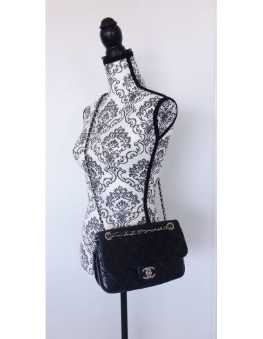 Sac Chanel Classique cuir et tweed